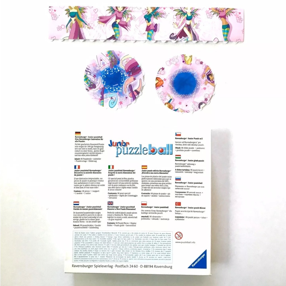 W.I.T.C.H. Ravensburger 3D Sphere Puzzle Ball Will Irma Taranee Cornelia Hay Lin - Picture 6 of 6